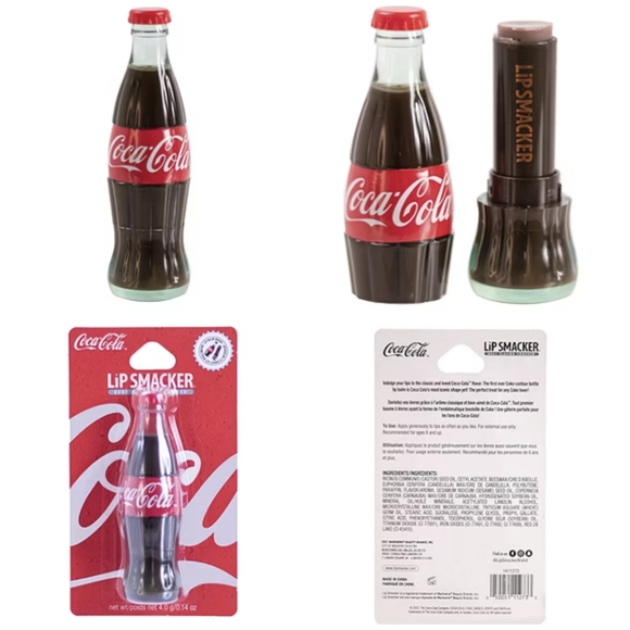 NWT 2 Pc Lip Smacker Coca Cola 50th Anniversary Lip Balm Set - Picture 2 of 7